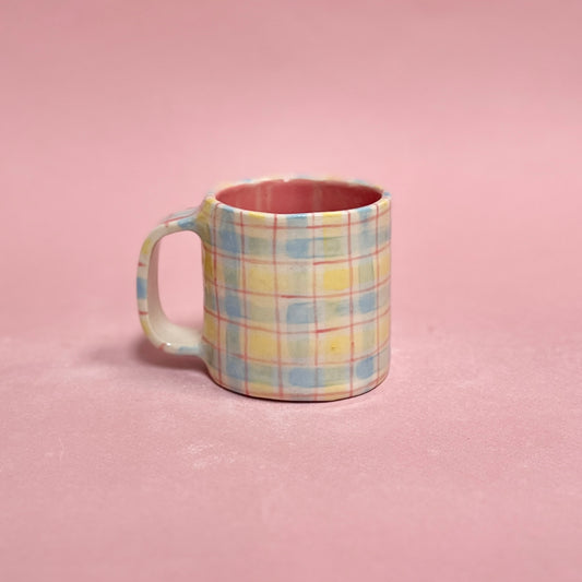 May Gingham Mug