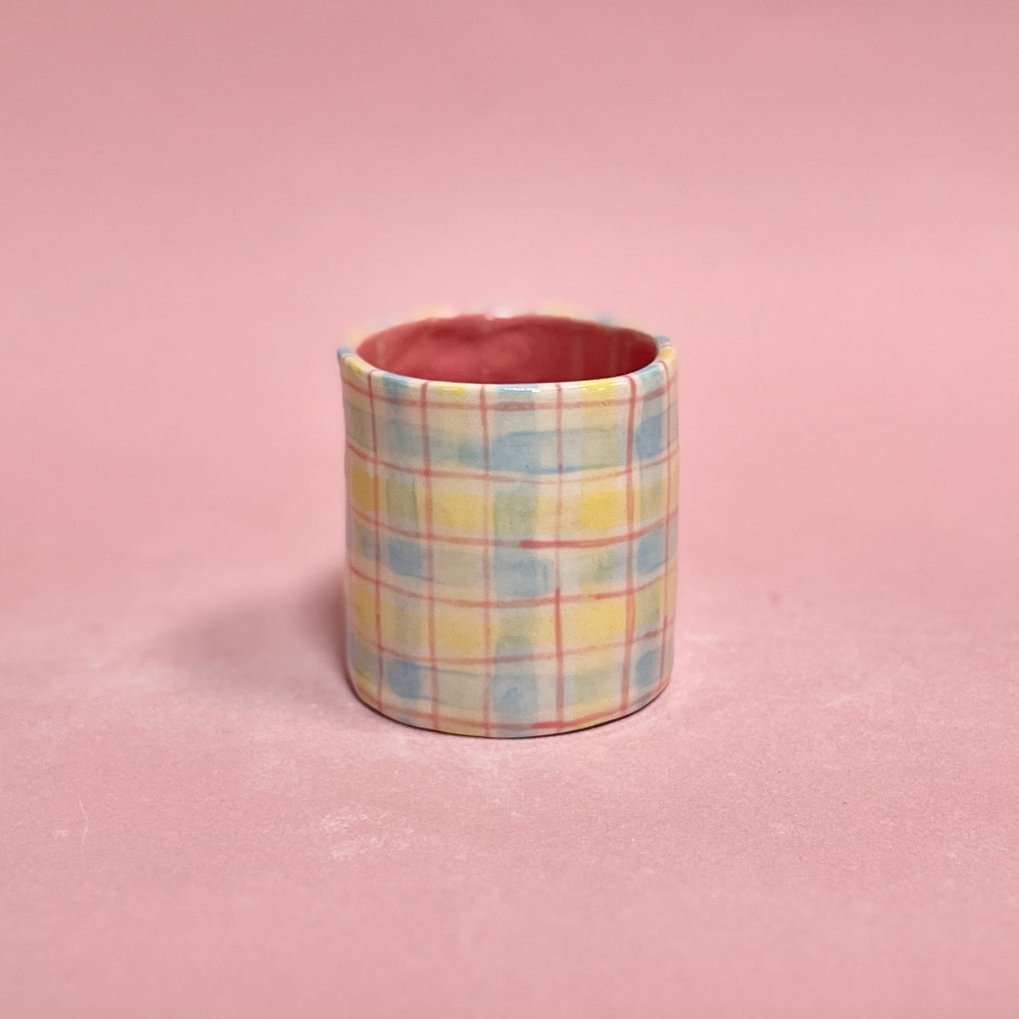 May Gingham Mug