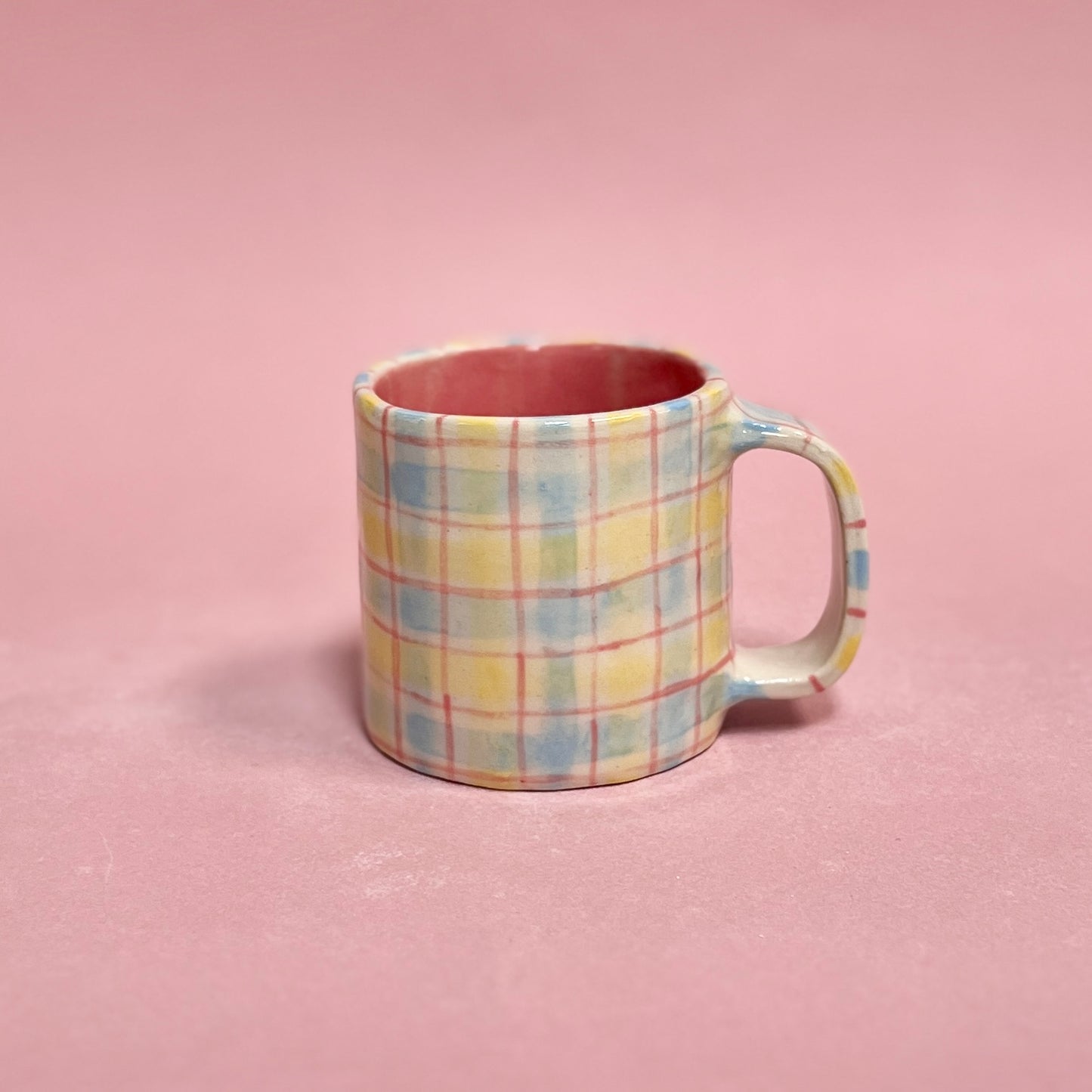 May Gingham Mug