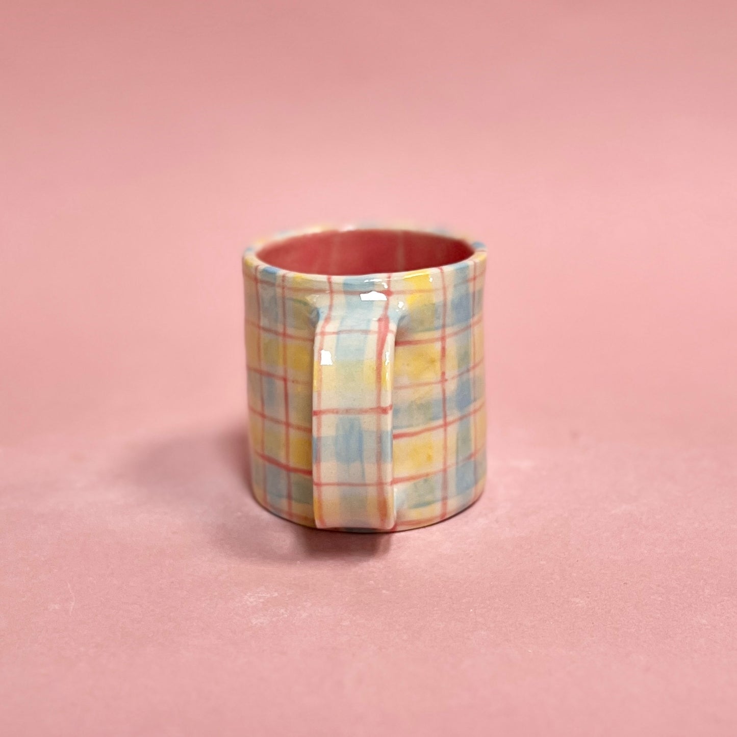 May Gingham Mug