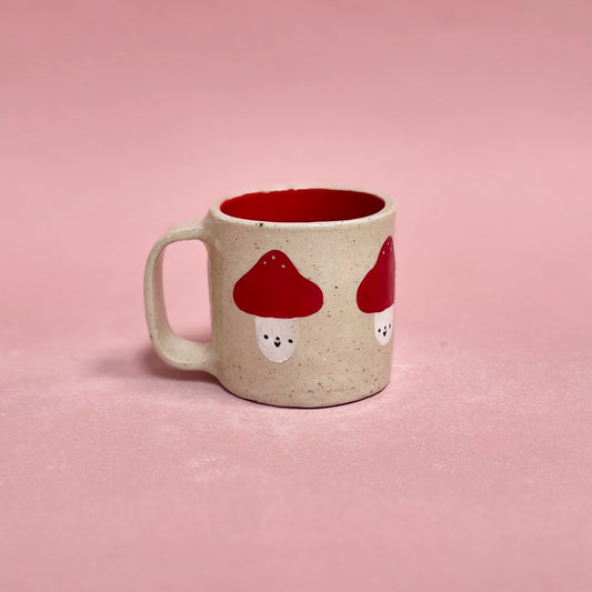 Speckle Mushroom Short Mug