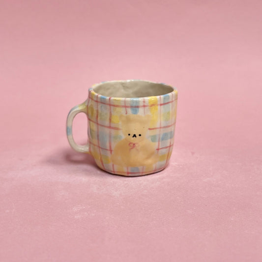 Bear Gingham Mug