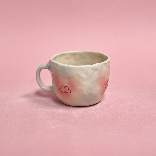 Cloud Hearts Airbrush Mug
