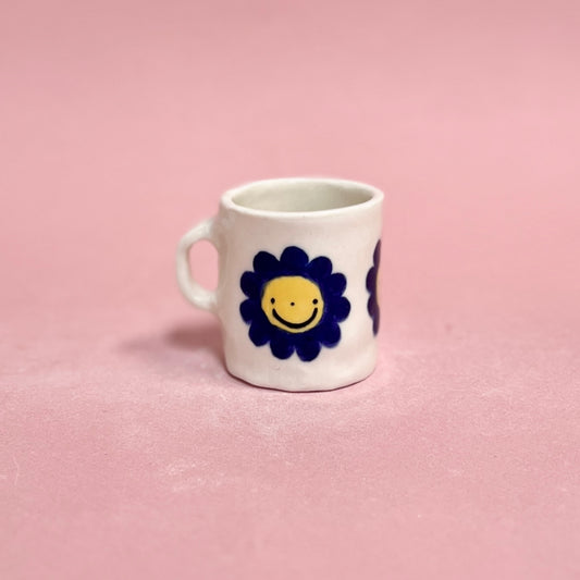 Happy Flower Porcelain Mini Mug