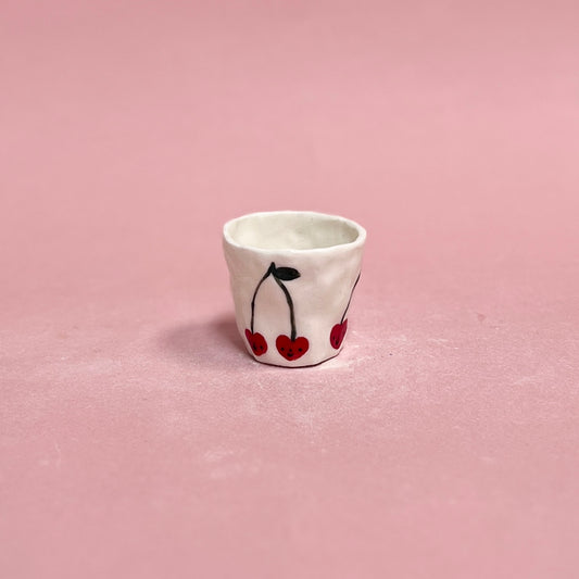 Cherry Porcelain Espresso Cup