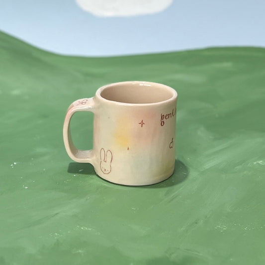 "Gentle" Bubblegum Short Mug