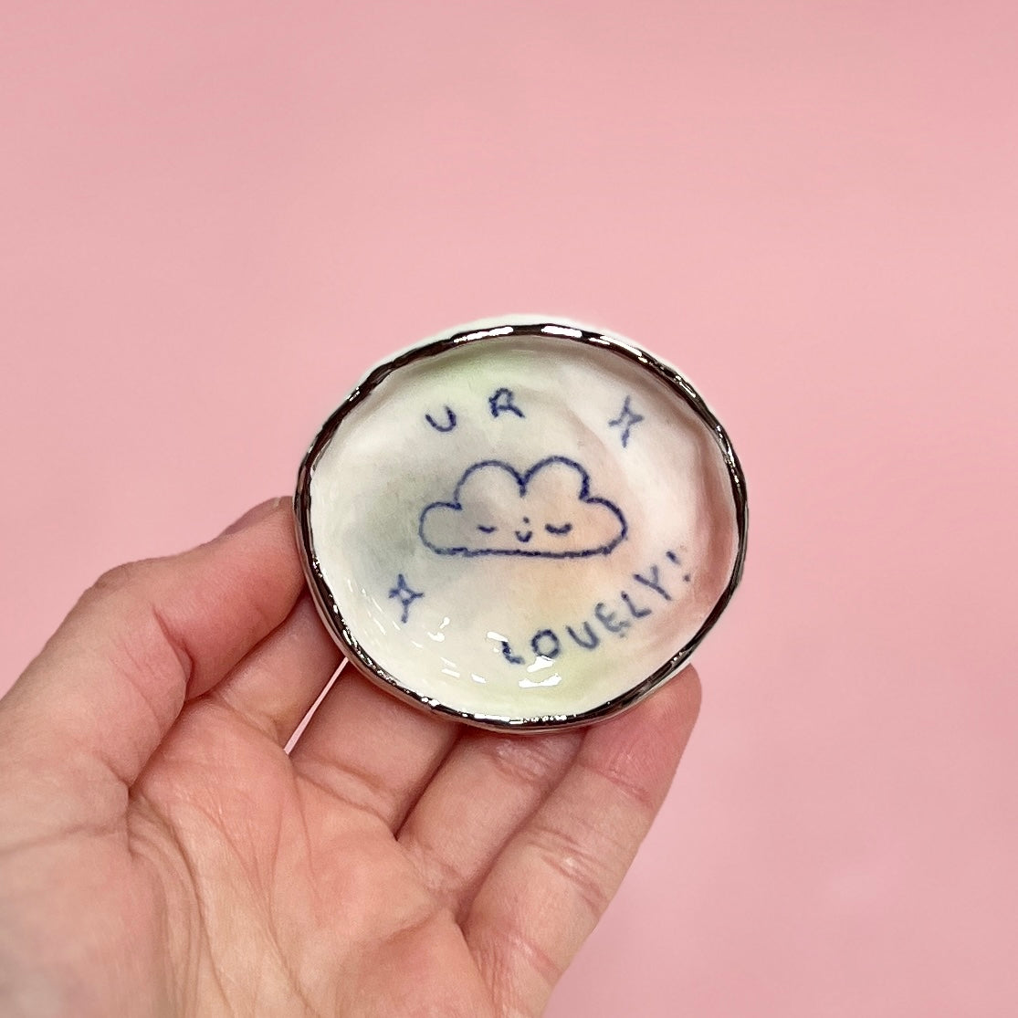 "U R LOVELY" Trinket Dish