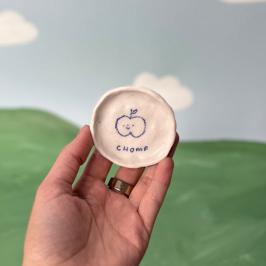 "Chomp" Apple Trinket Dish