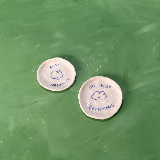 "Busy Dreaming" Trinket Dishes