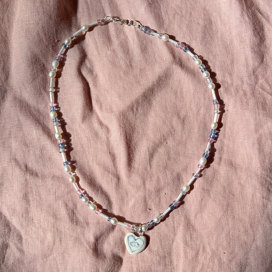 Cloudy Heart Necklace