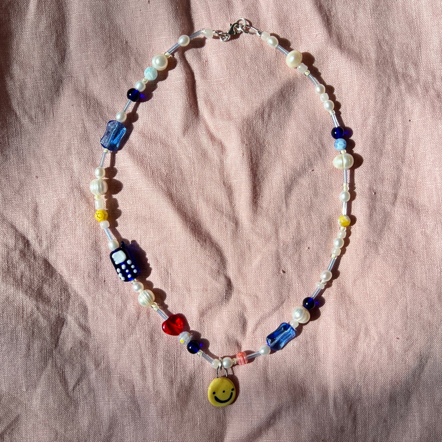 Colourful Smiley Necklace