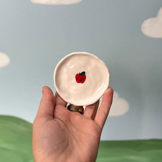 Teeny Apple Trinket Dishes