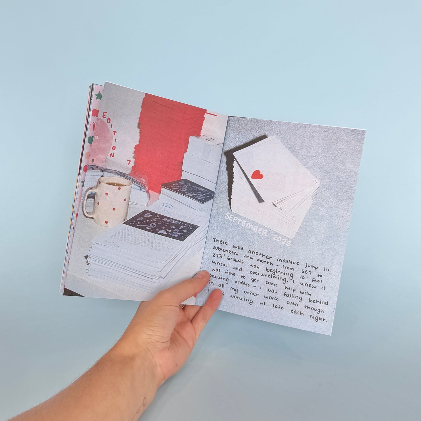 1 Year of Cloudy Club ZINE - Celebrating Snail Mail