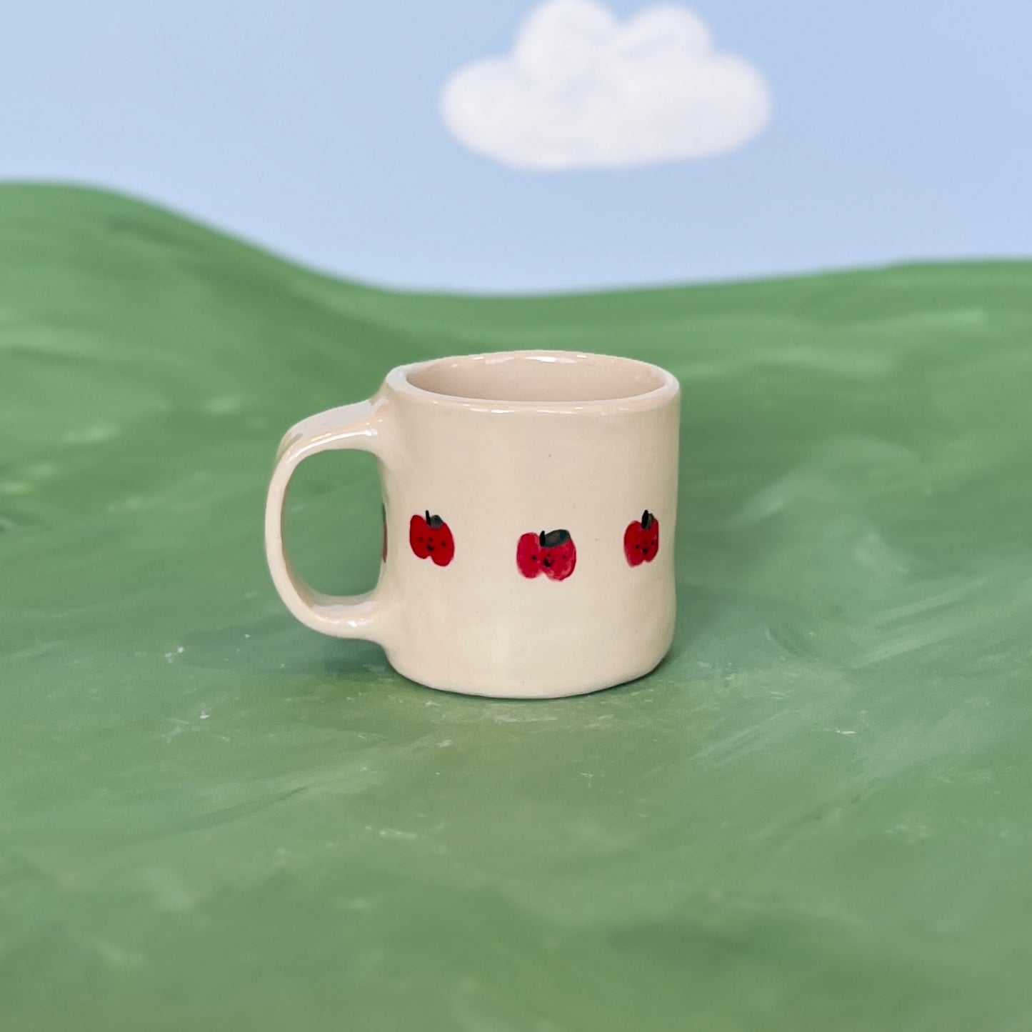 Tiny Apples Short Mug