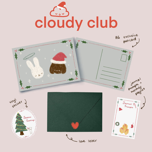 Cloudy Club - a monthly snail mail club