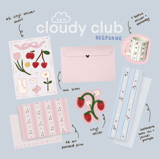 Cloudy Club: Keepsake 🌱 a monthly snail mail club