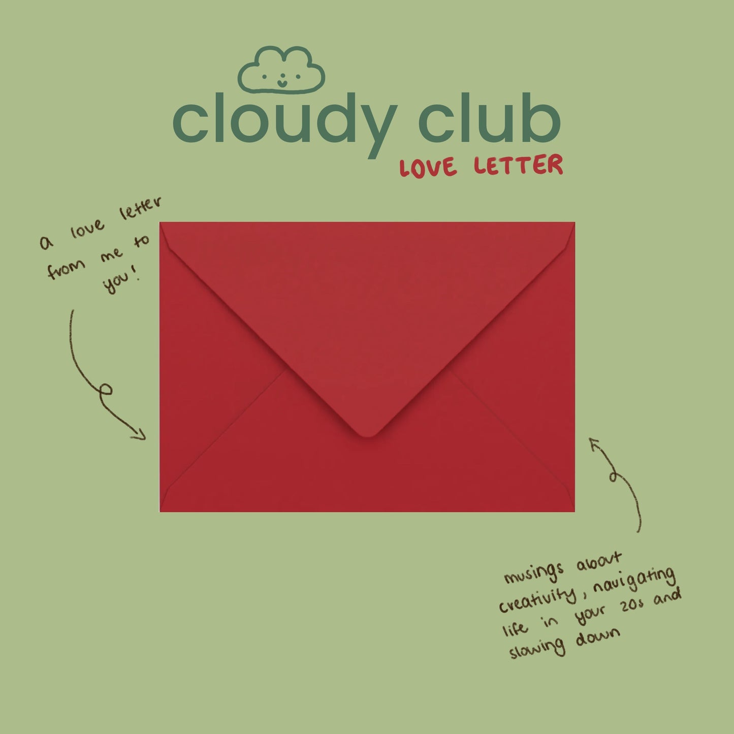 Cloudy Club: Love Letter 💌 a monthly snail mail club