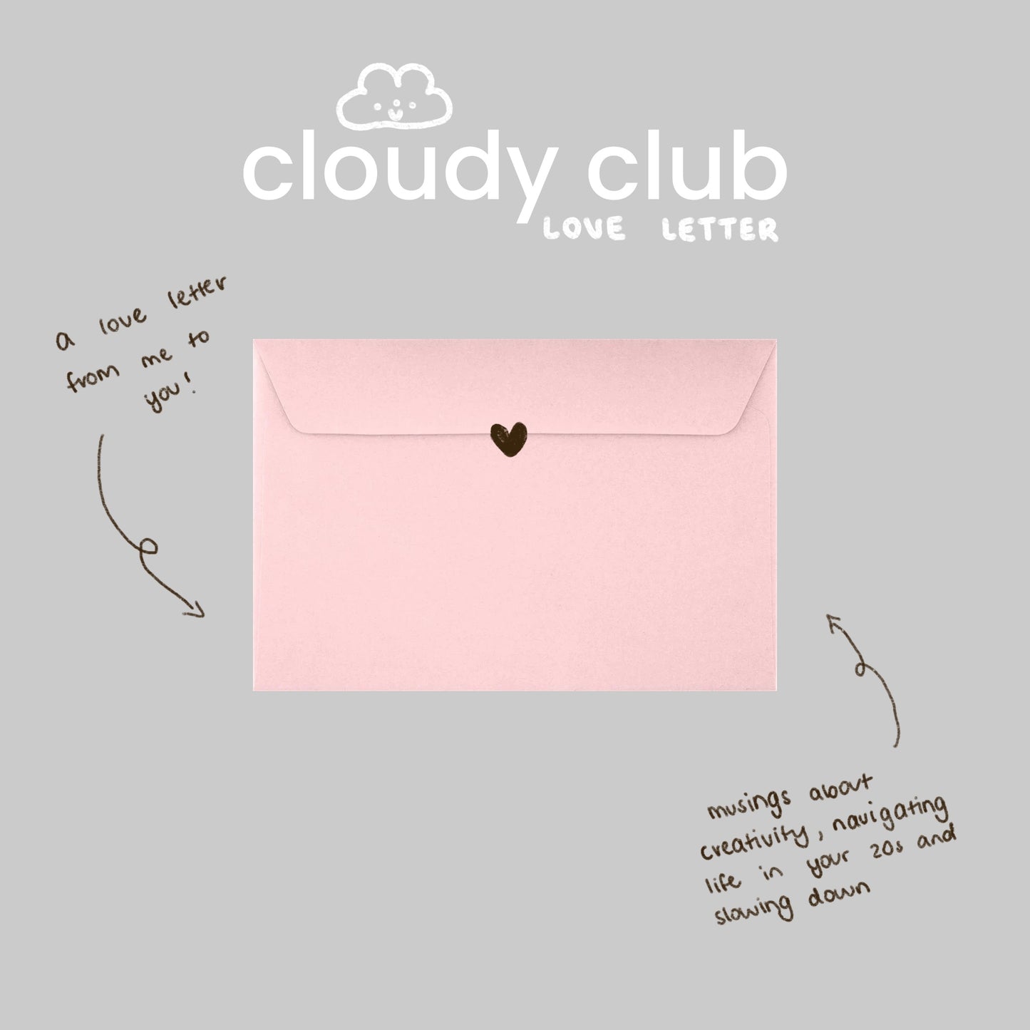 Cloudy Club: Love Letter 💌 a monthly snail mail club