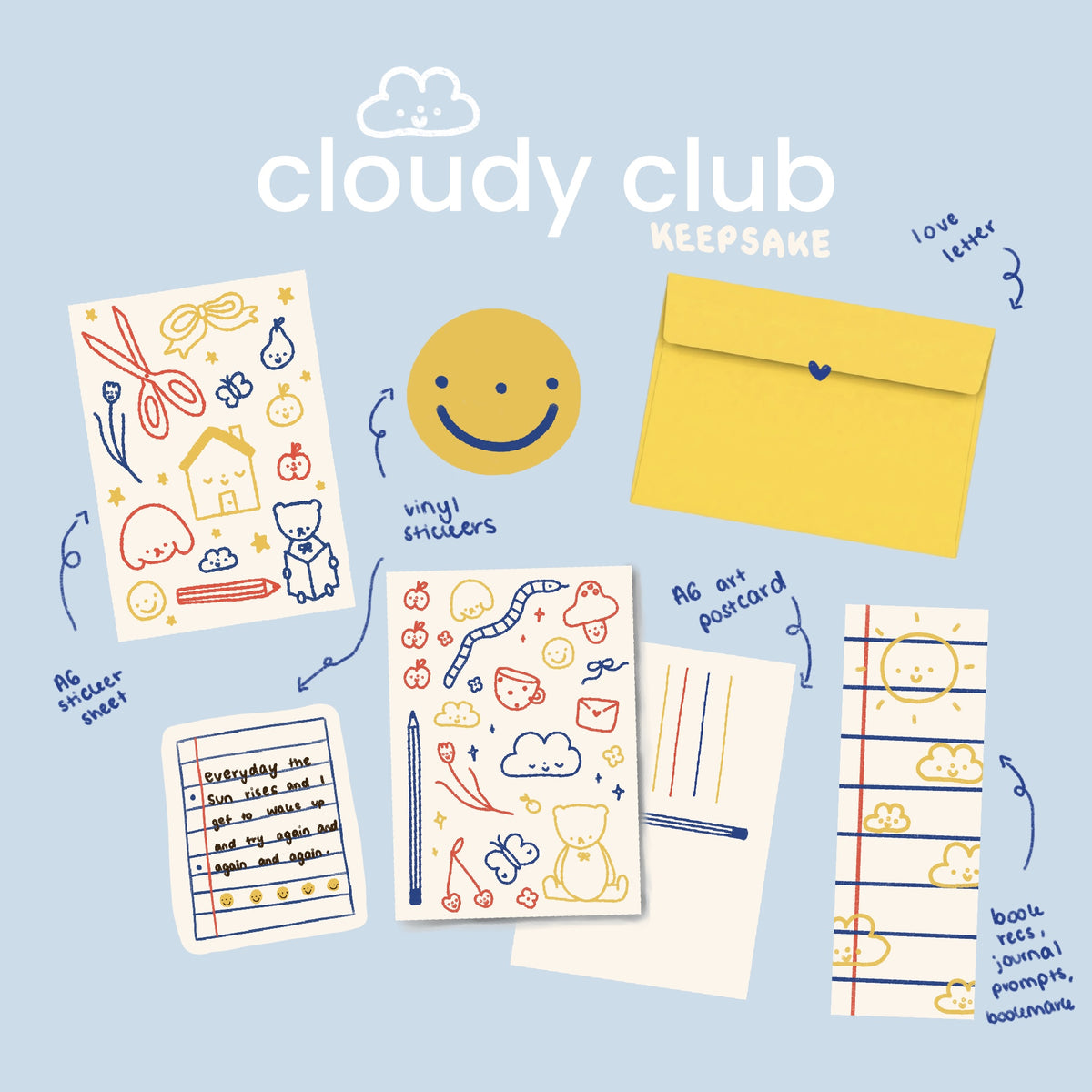 Cloudy Club: Keepsake 🌱 a monthly snail mail club