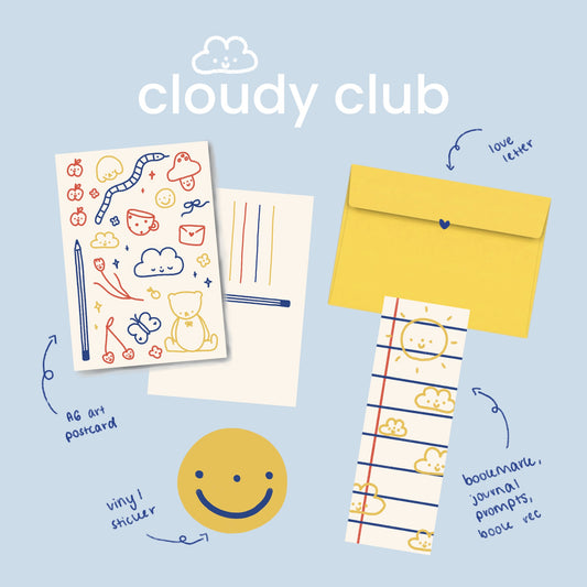 Cloudy Club - a monthly snail mail club