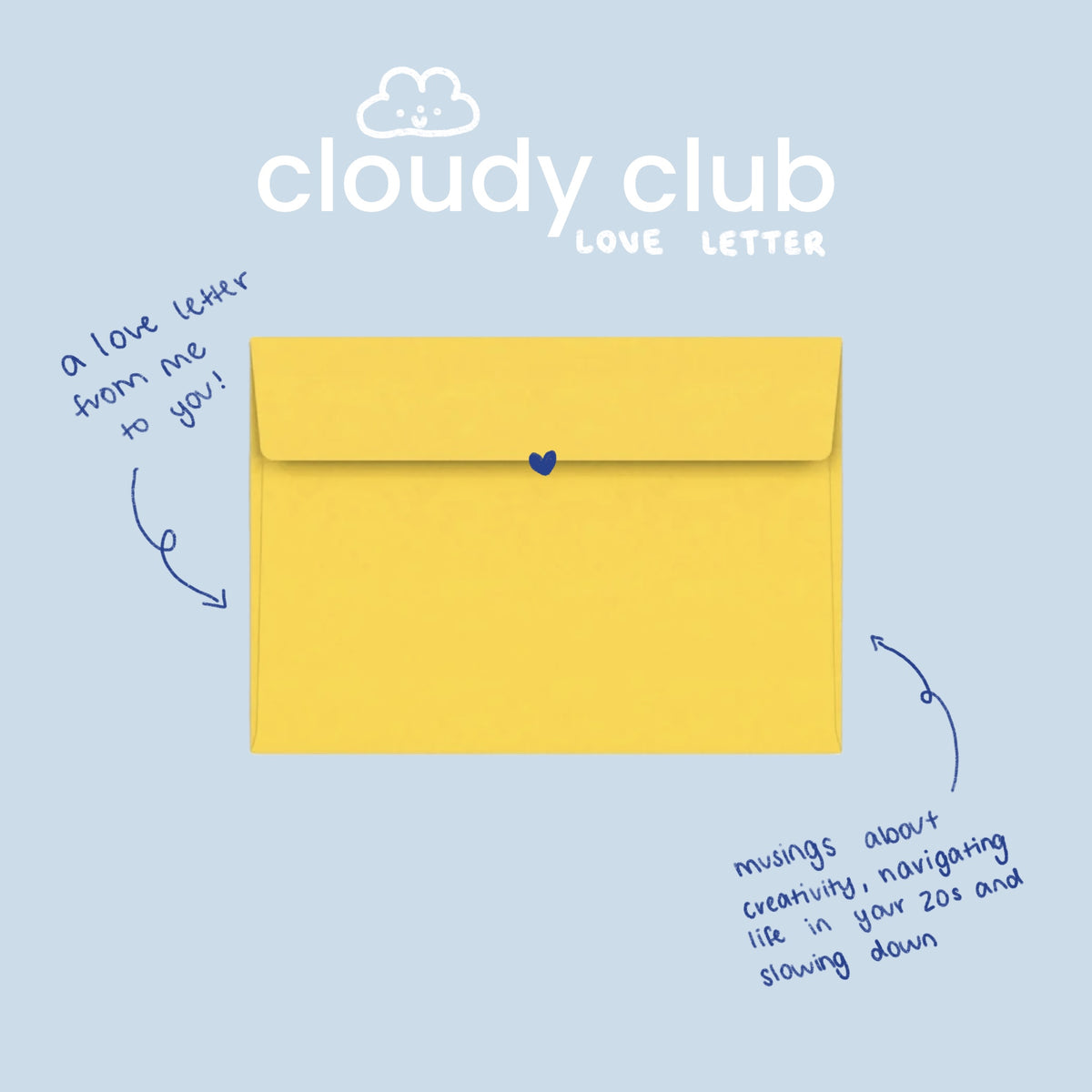 Cloudy Club: Love Letter 💌 a monthly snail mail club