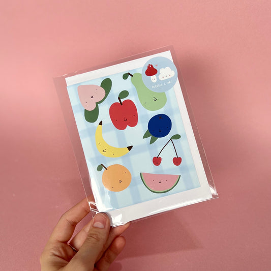 Fruit Friends Greeting Card