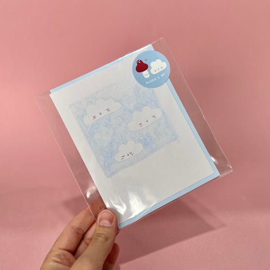 Gentle Clouds Greeting Card