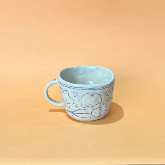 PRE-ORDER CUSTOM Scribble Pinch Mug